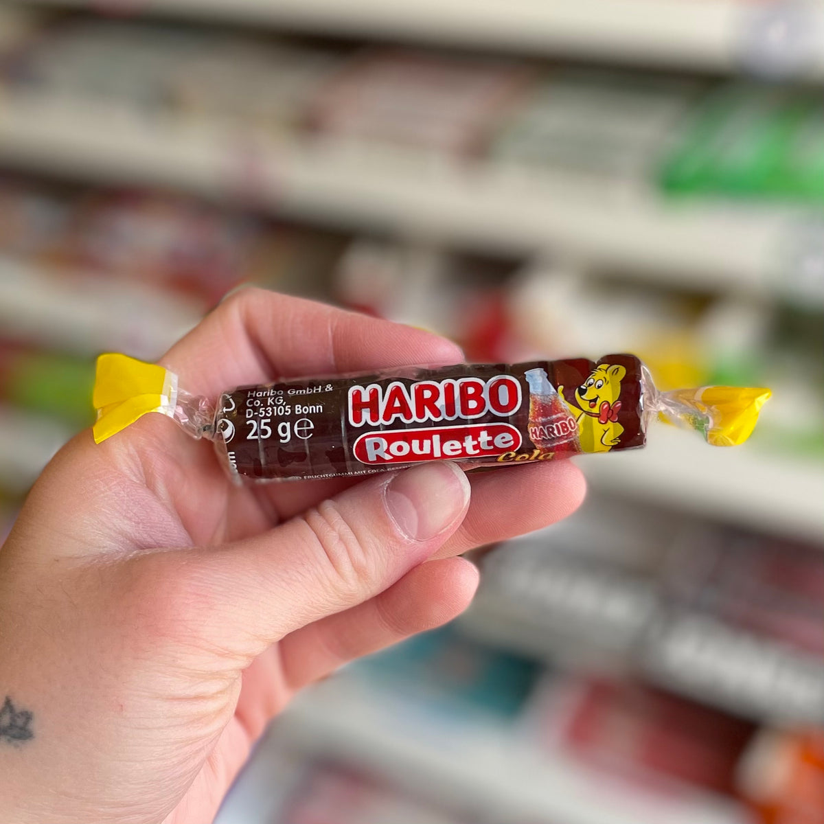 Haribo Roulette Small Pack - Cola – Dessart Sweets Ice Cream & Candy Store