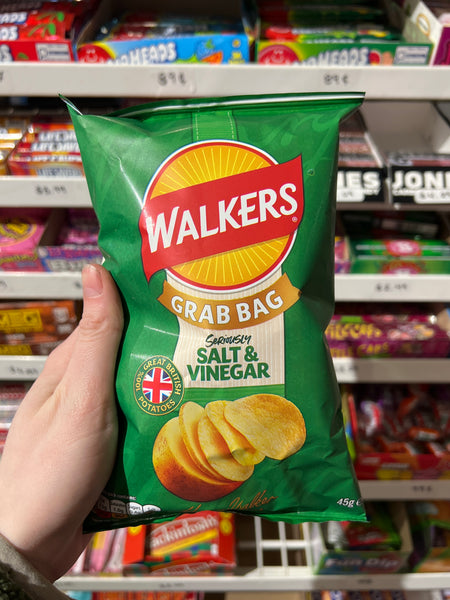 Walkers Salt and Vinegar Crisps - Grab Bag
