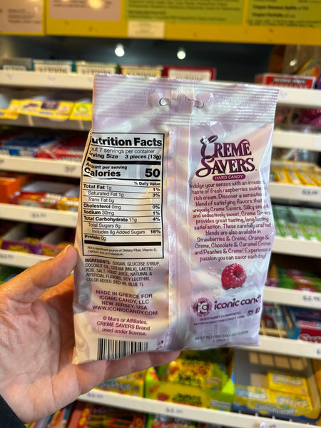 Crème Savers Raspberries & Cream