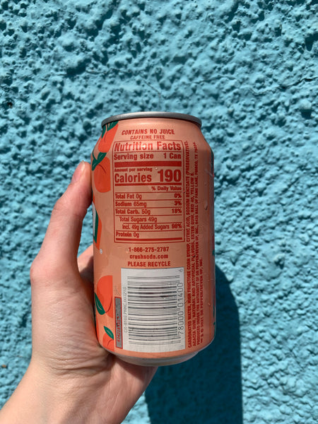 Crush Peach Soda