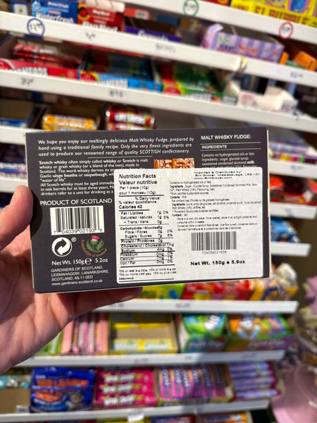 Scottish Malt Whisky Fudge