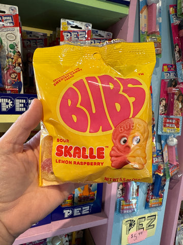 Bubs Mini Lemon Raspberry Skulls