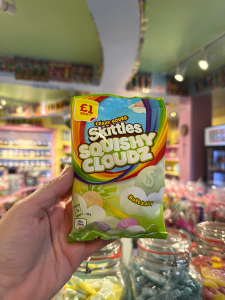 Crazy Sours Skittles Squishy Cloudz