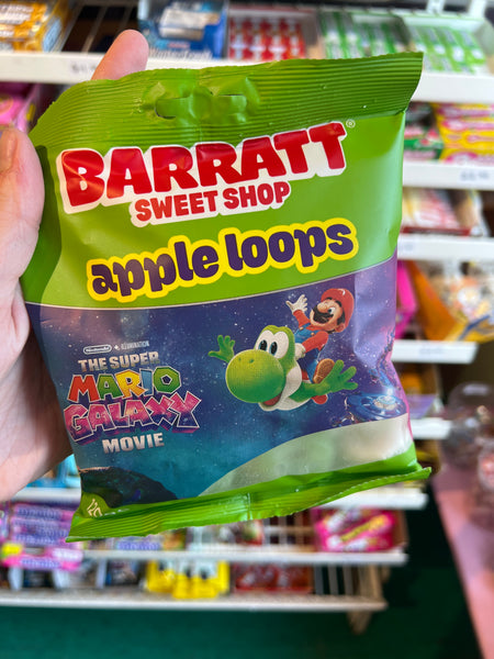 Barratt Sweet Shop- Apple Loops The Super Mario Galaxy Movie