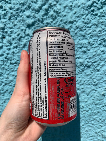 Coca Cola Cherry - Zero Sugar