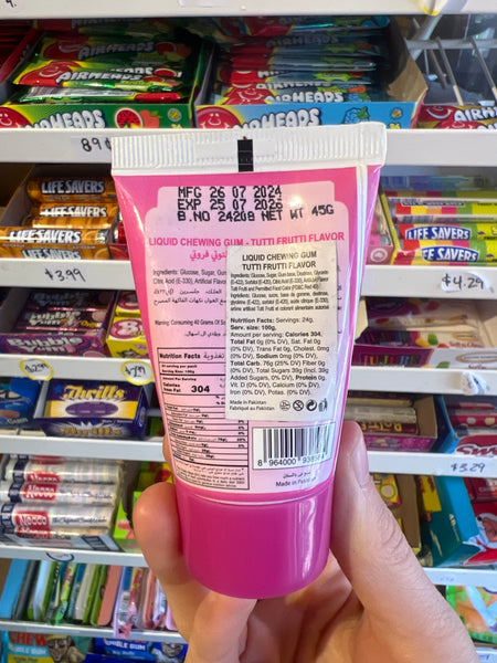 Tutti Frutti Bubble Gum