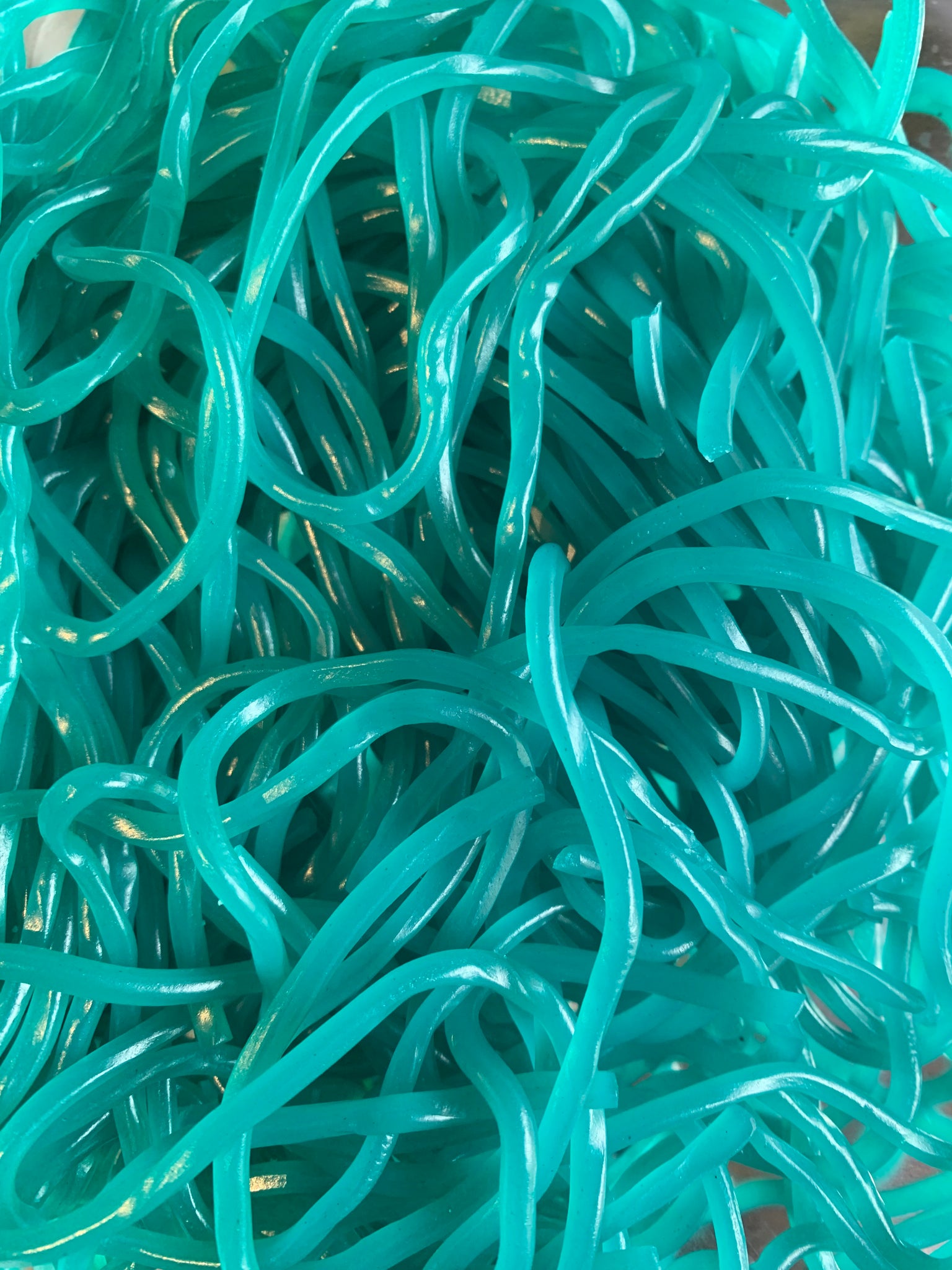 Blue Raspberry Shoestring Licorice Laces