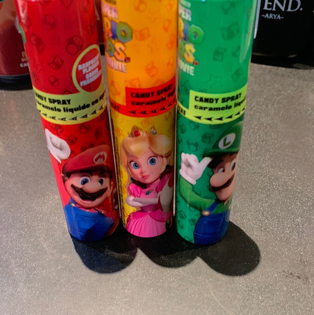 Super Mario Bros - Candy spray – Dessart Sweets Ice Cream & Candy Store