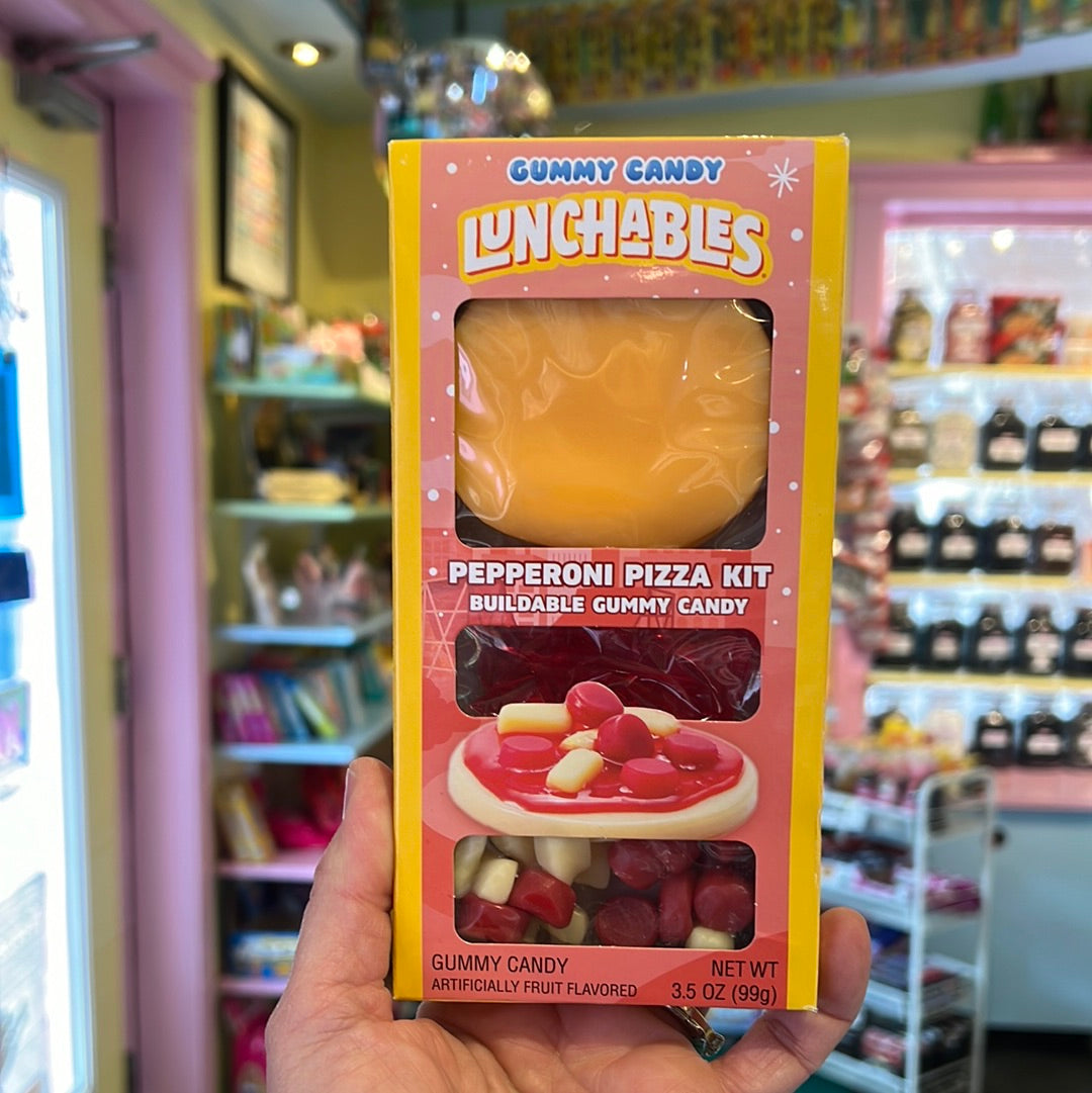 Lunchables Gummy Pizza – Dessart Sweets Ice Cream & Candy Store