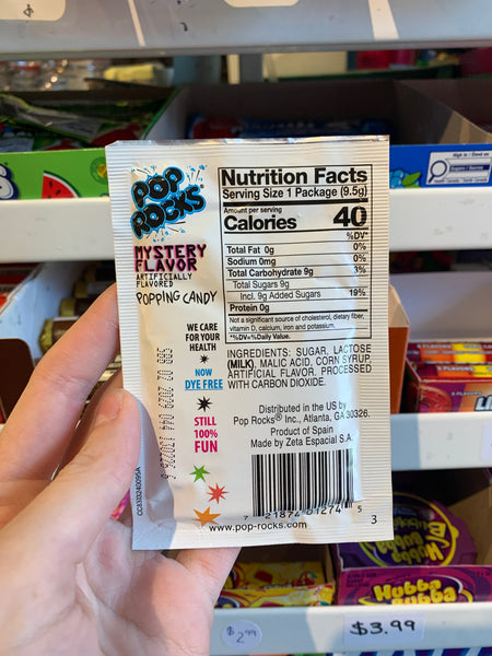 Mystery Pop Rocks