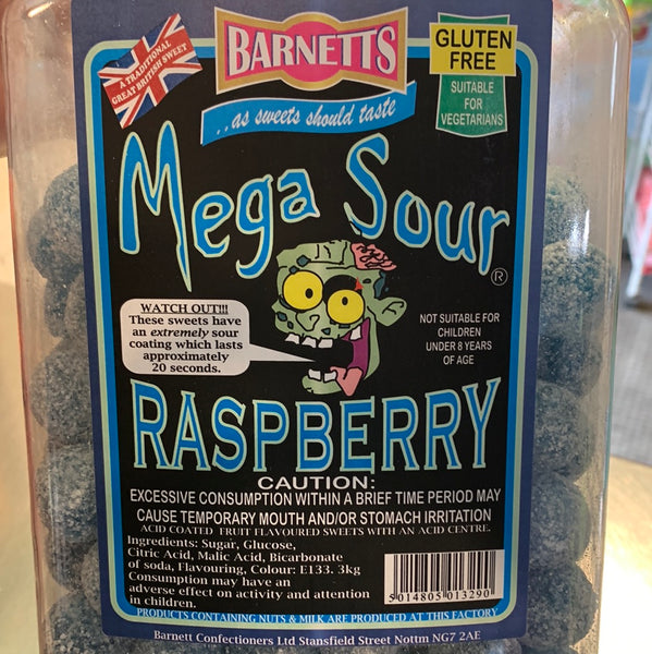 Mega Sour Blue Raspberry
