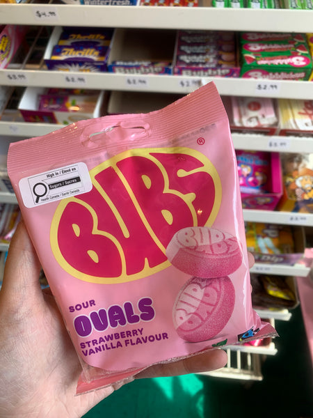 Bubs Strawberry Vanilla Sour Ovals Bags