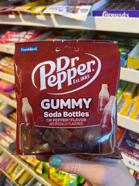 Dr. Pepper Gummy Soda Bottes