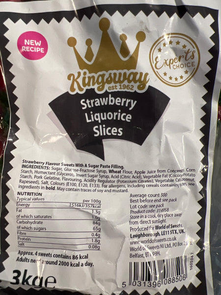 Strawberry Licorice Slices