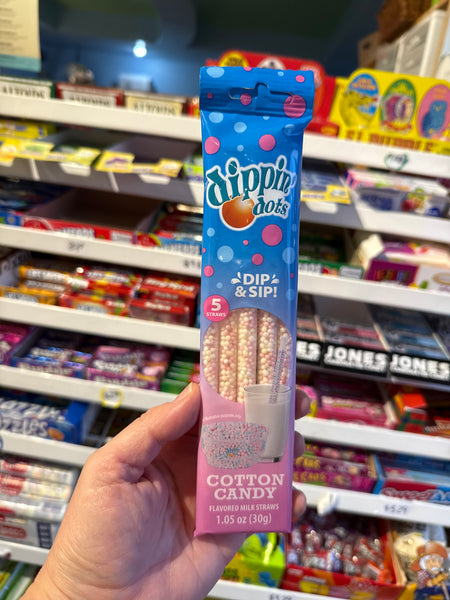 Dippin' Dots Cotton Candy Milk Straws