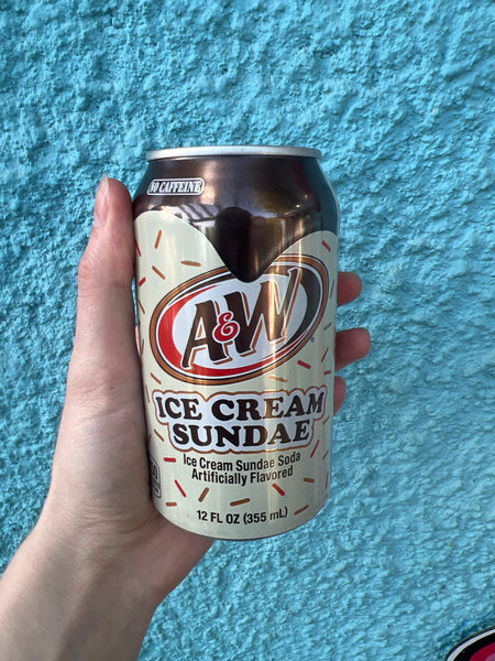 A&W Ice Cream Sundae Soda