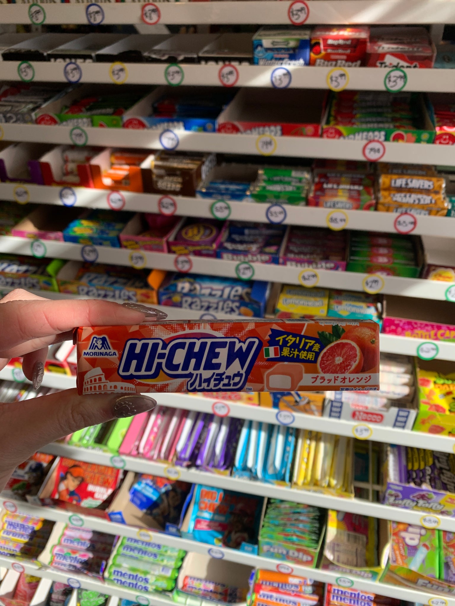 Orange hi-chew
