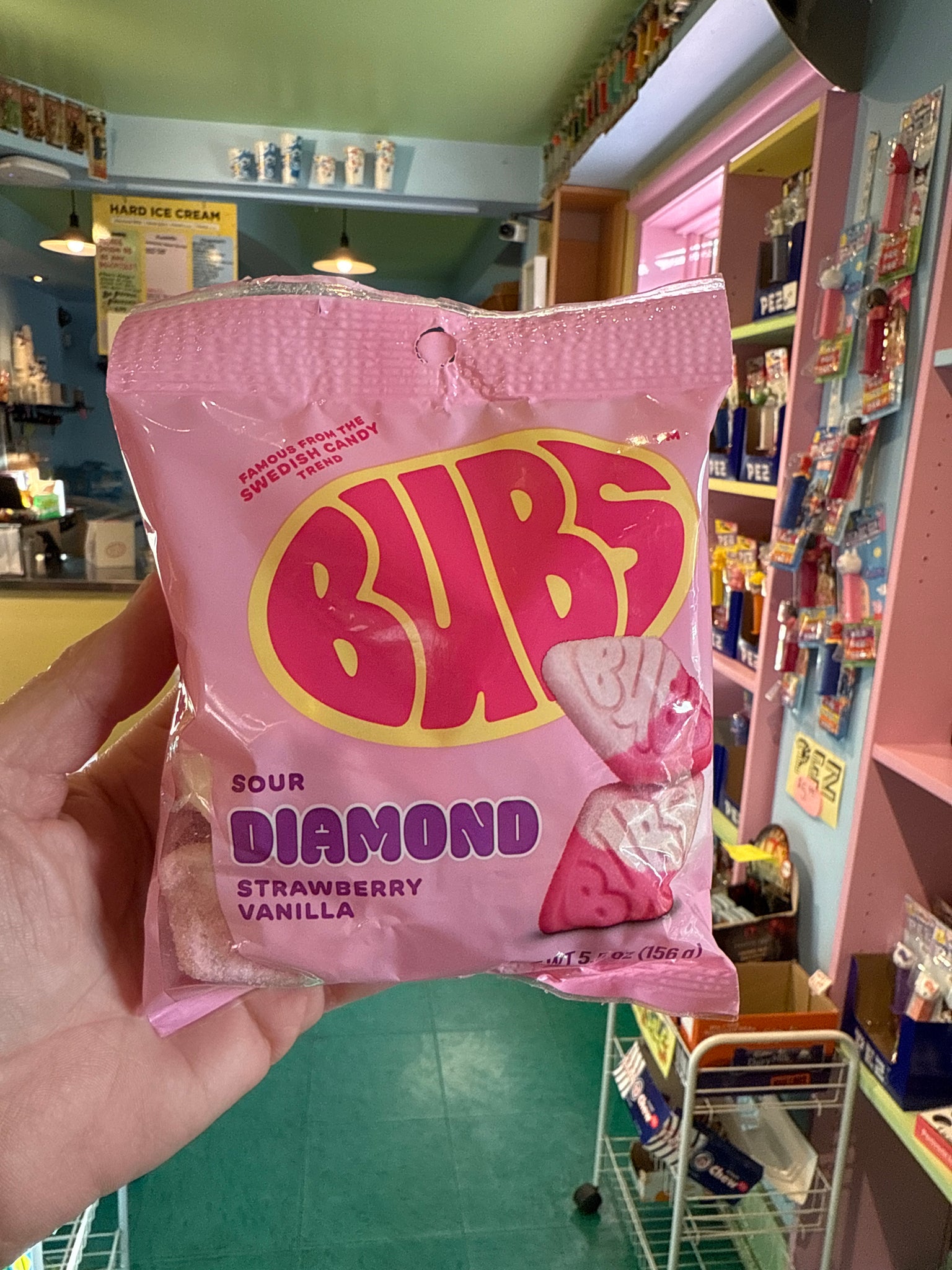 Bubs Strawberry Vanilla Sour Diamonds