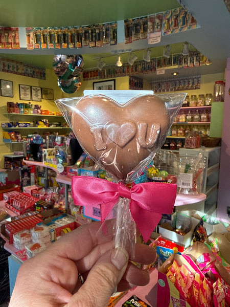 I Love You Chocolate Lollipop