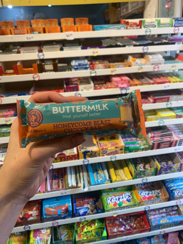 Buttermilk Honeycomb Blast Choccy Bar!