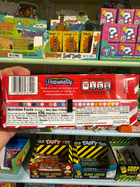 Peeps Candy Cane Chicks