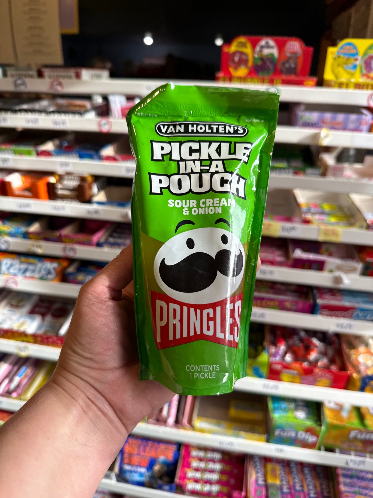 Pringles Sour Cream and Onion Pickle