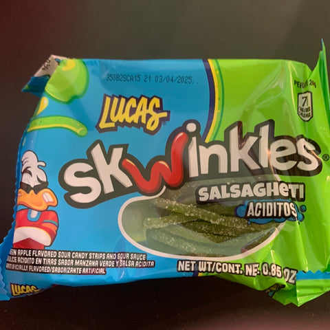 Lucas Skwinkles Salsagheti - green apple