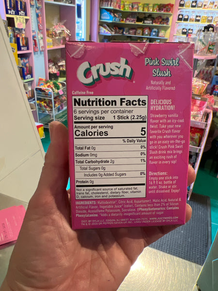Pink Swirl Slush Crush Singles