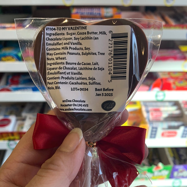 I Love You Chocolate Lollipop