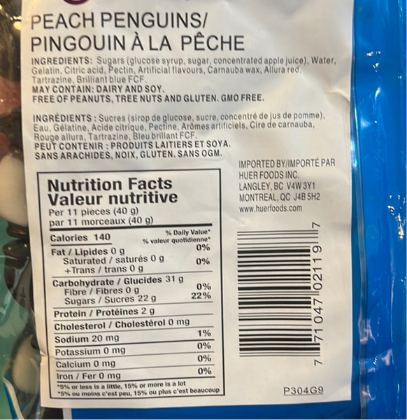 Peach penguins