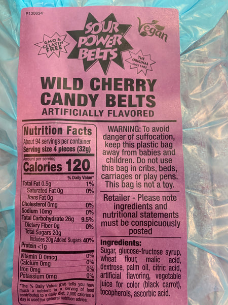 Sour Cherry Belts