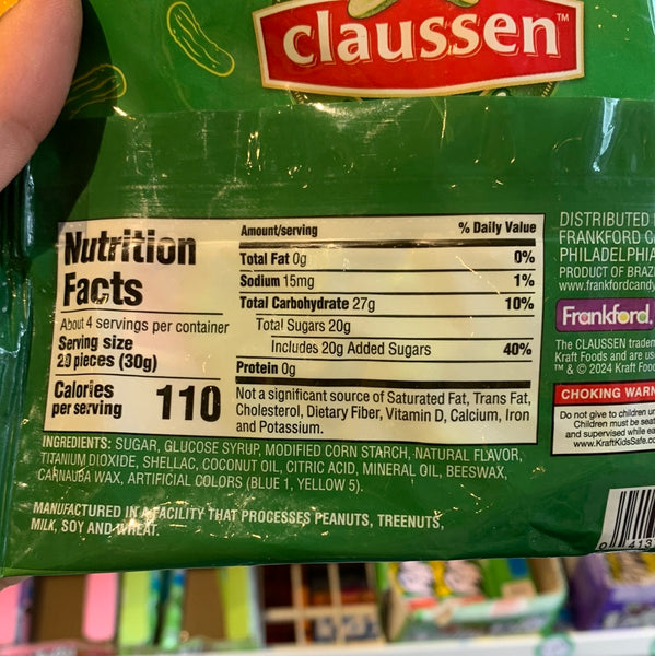 Claussen pickle jelly beans