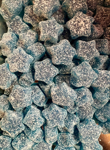 Blue Raspberry Gummy Stars