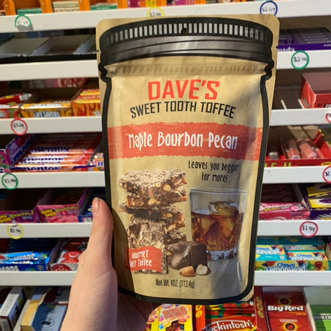 Dave’s Sweet Tooth Toffee- Maple Bourbon Pecan