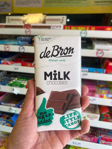DeBron No Sugar Added Milk Chocolate Bar