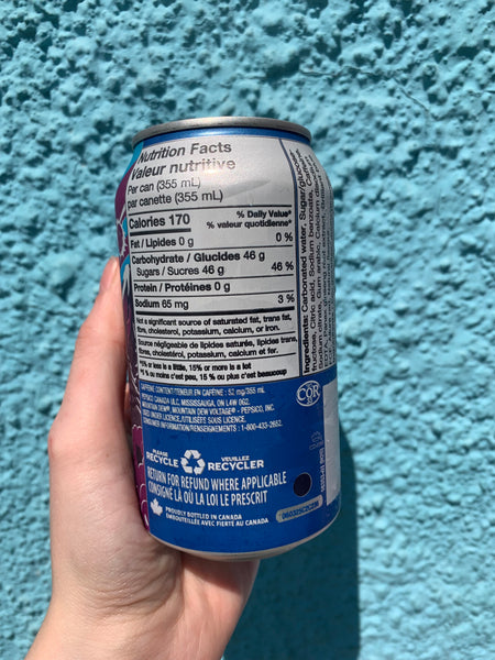 Mtn Dew Voltage Blue Raspberry