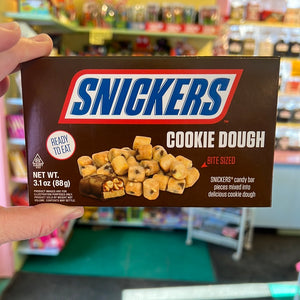 Snickers cookie dough theatre box