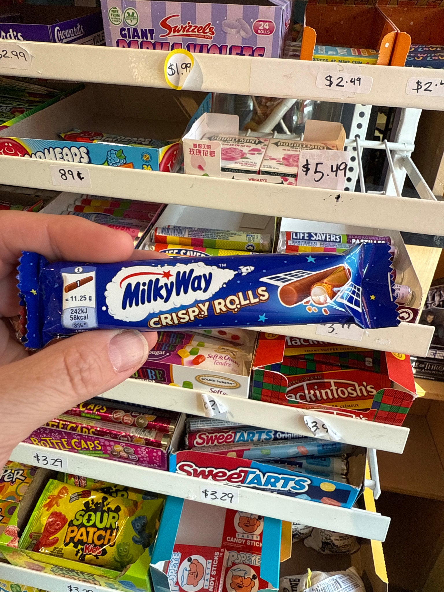 Milky Way Crispy Rolls