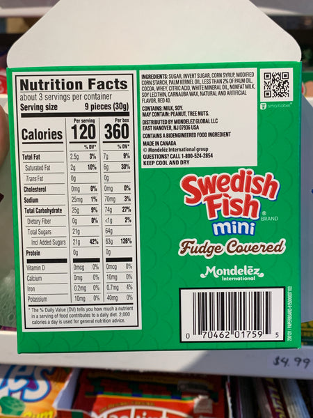 Swedish Fish Mini - Fudge Covered