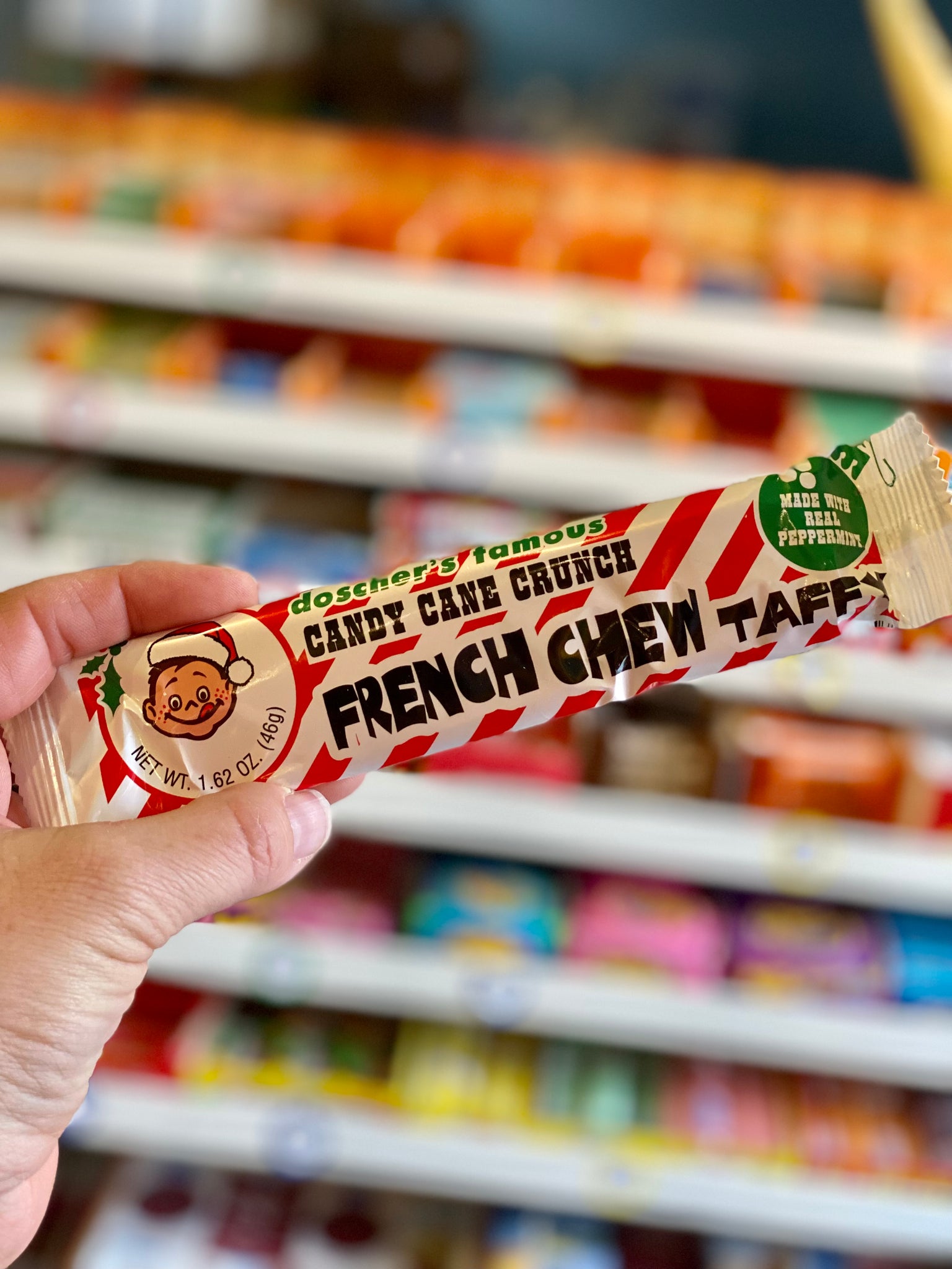 Candy Cane Crunch French Chew