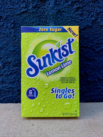 Sunkist Drink Mix Singles- Lemon Lime