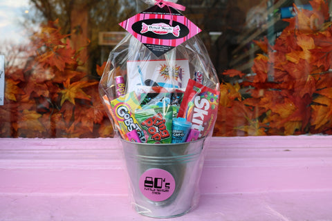 1980s Small Gift Basket