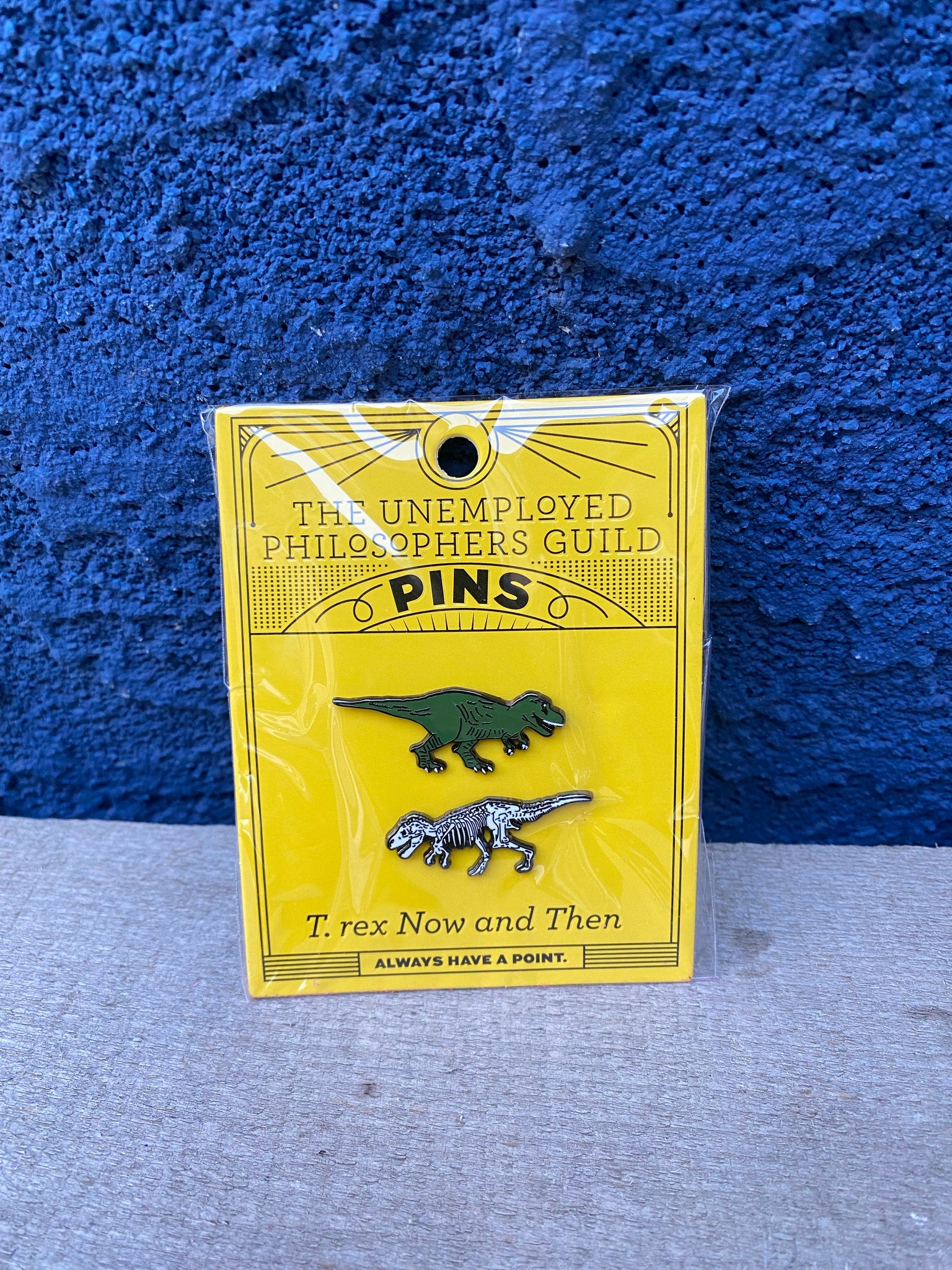 T.Rex Now and Then Pin