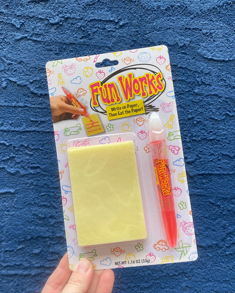 Fun Works Edible Note Paper Fun Works Edible Note Paper – Dessart Sweets Ice Cream & Candy Store