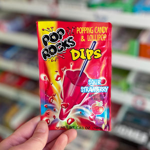 Pop Rocks Dips- Sour Strawberry