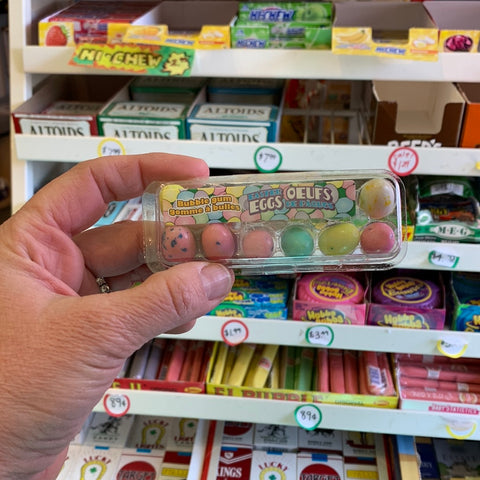 Easter Egg Bubblegum Carton