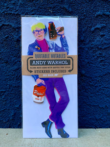 Andy Warhol Quotable Notable card