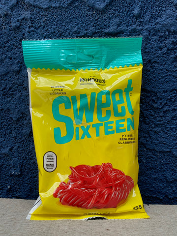 Sweet Sixteen Cherry Shoestring Licorice