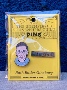 Ruth Bader Ginsburg pin