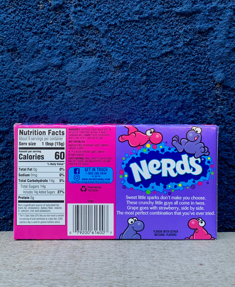 Nerds Grape & Strawberry Theatre Box – Dessart Sweets Ice Cream & Candy ...